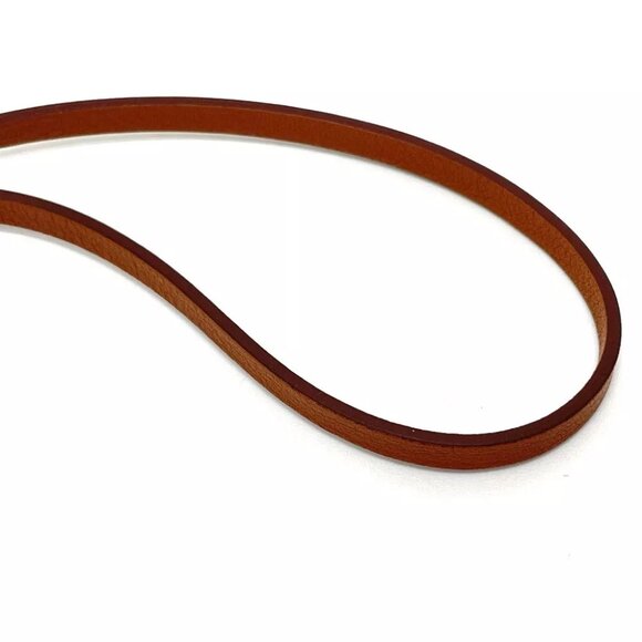 UNUSED HERMES Shopper charm Sac Orange strap charm Anyo Miro / Swift Orange - Picture 6 of 11